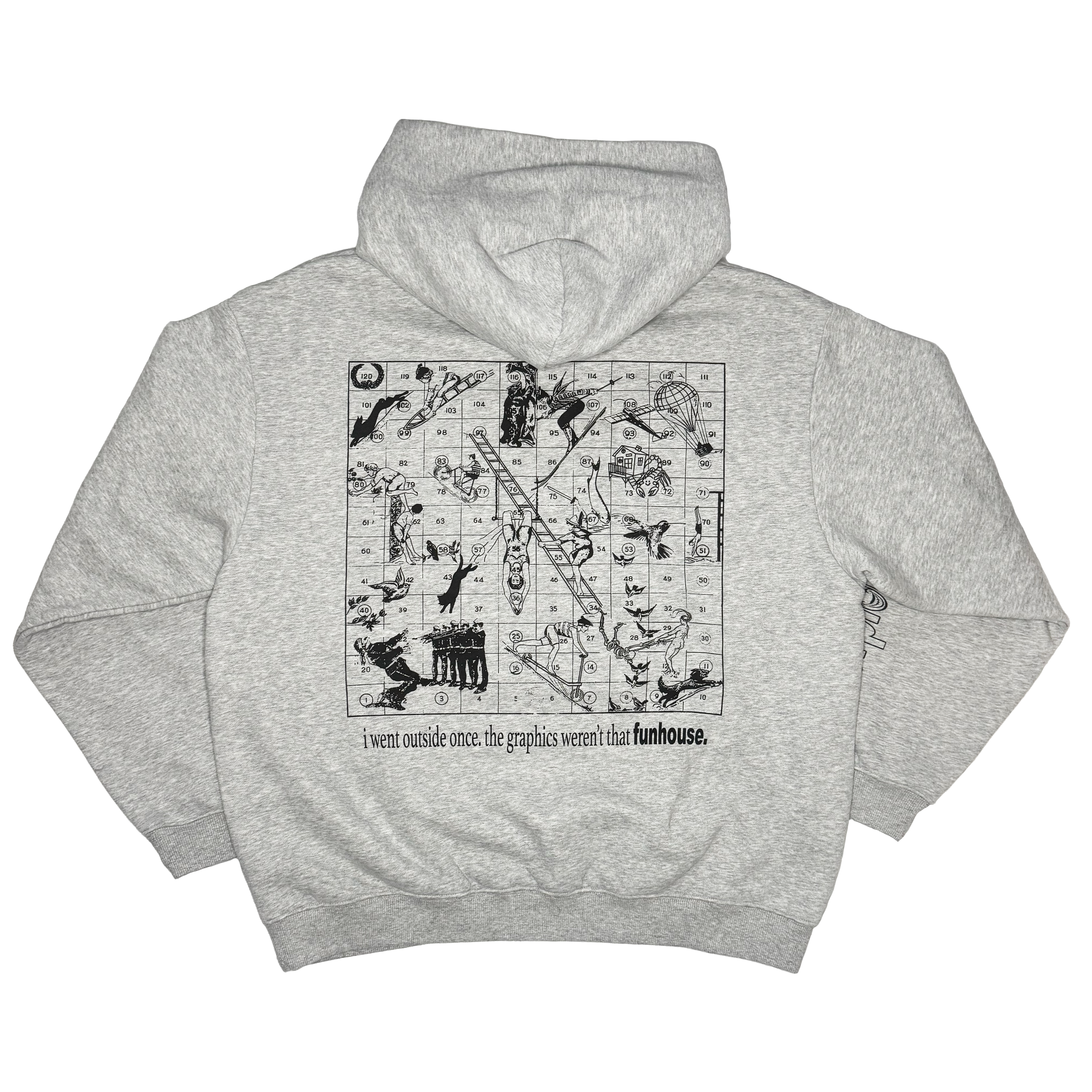 fun and games fleeced hoodie