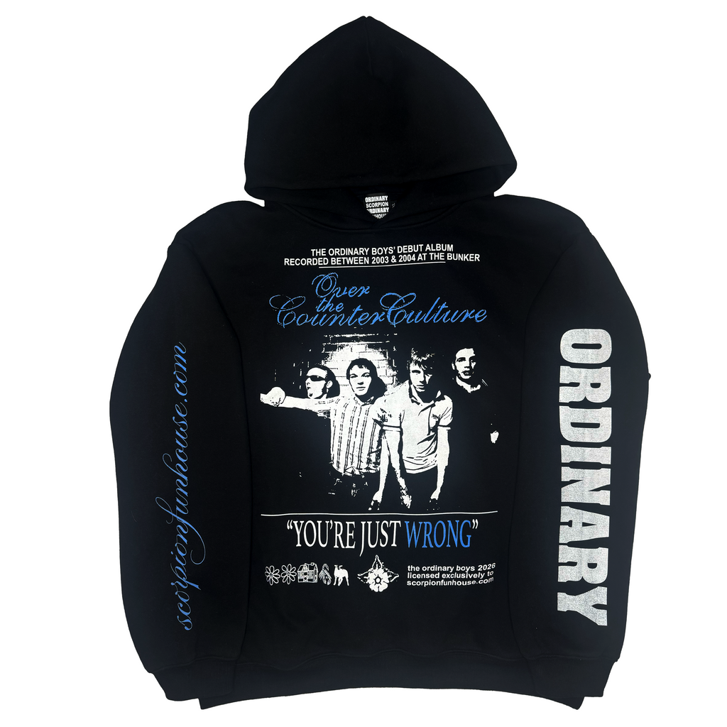 you're just wrong fleeced hoodie